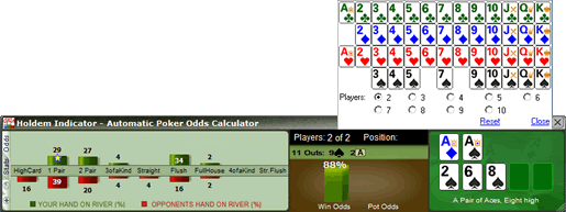 Manual Poker Odds Calculator
